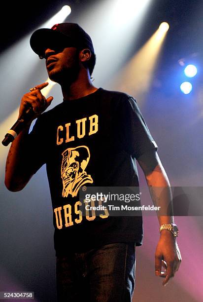 Kid Cudi performs as part of the Sprite Step Off Competition at The Warfield in San Francisco, California.