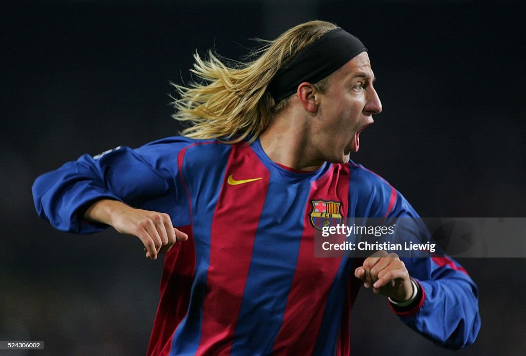 Campions League season 2004-2005, main tournament: FC Barcelona vs