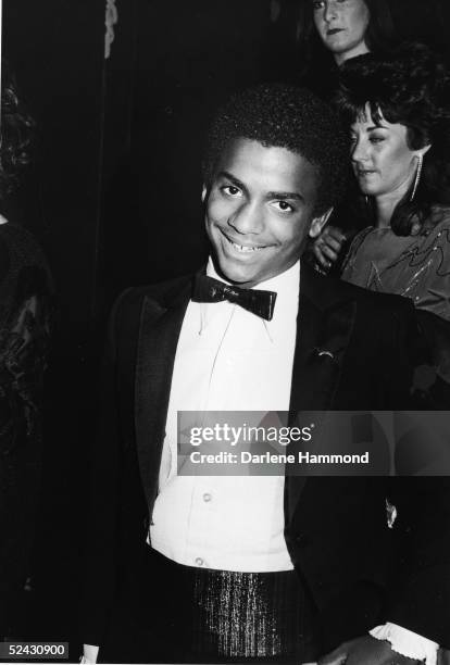 American actor Alfonso Ribeiro at the 14th Annual American Music Awards, held at the Shrine Auditorium, Los Angeles, California, January 27, 1986.