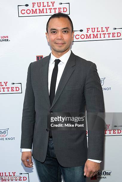 Jose Llana attends the "Fully Committed" Broadway opening night at Lyceum Theatre on April 25, 2016 in New York City.