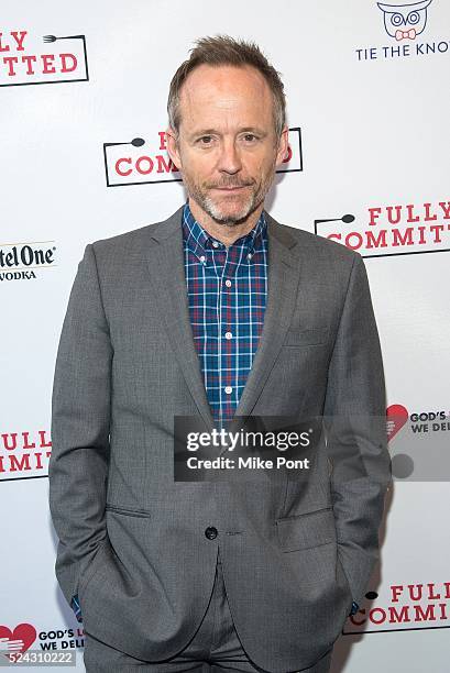 John Benjamin Hickey attends the "Fully Committed" Broadway opening night at Lyceum Theatre on April 25, 2016 in New York City.