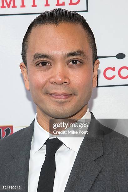 Jose Llana attends the "Fully Committed" Broadway opening night at Lyceum Theatre on April 25, 2016 in New York City.