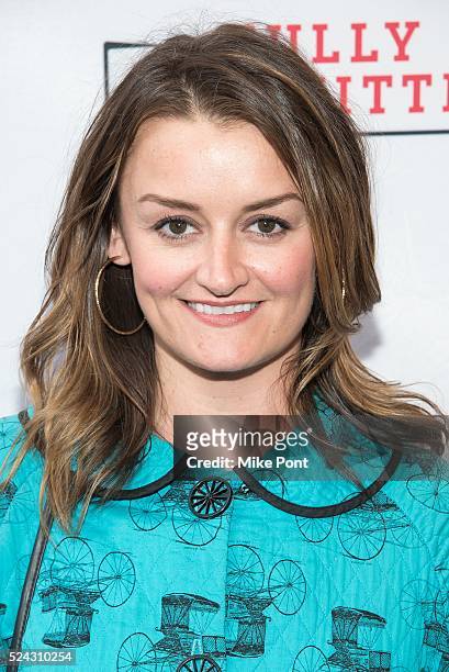 Alison Wright attends the "Fully Committed" Broadway opening night at Lyceum Theatre on April 25, 2016 in New York City.
