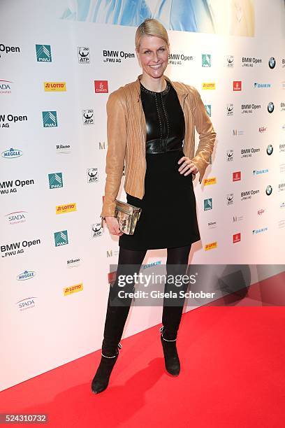 Natascha Gruen during the Players Night of the BMW Open 2016 tennis tournament at Iphitos tennis club on April 25 on April 25, 2016 in Munich,...