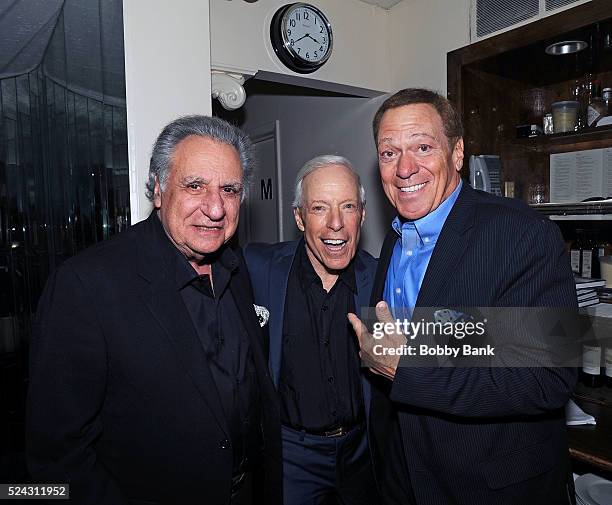 Stewie Stone, Jerry Blavat and Joe Piscopo attend the Bobby Rydell "Teen Idol On The Rocks: A Tale Of Second Chances" Book Release And Birthday Party...