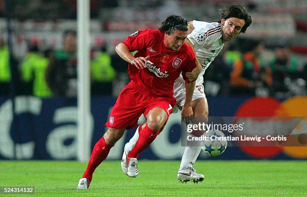 Harry Kewell , Andrea Pirlo . Liverpool made European soccer history by coming from 3-0 down to beat favourites AC Milan 3-2 on penalties in an...
