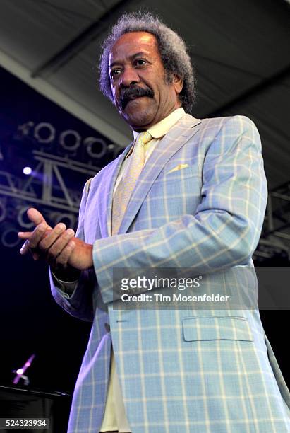 Allen Toussaint performs as part of Day Three of the 2009 Bonnaroo Music and Arts Festival on June 13, 2009 in Manchester, Tennessee. Photo by Tim...