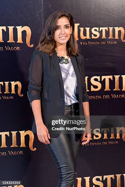 Inma Cuesta attends 'Justin And The Knights Of Valour' photocall at Castle of Villaviciosa de Odon on September 11, 2013 in Villaviciosa de Odon,...