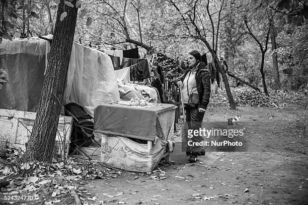 Nicoletta, 32 and pregnant with her third child, lives with her boyfriend in an encampment near the city's train station. Although her first two...