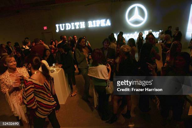 Atmosphere at the Mercedes-Benz Fashion Week and City of Hope "Rock The Runway" party held at H.D Cutercup store on March 15, 2005 in Los Angeles,...