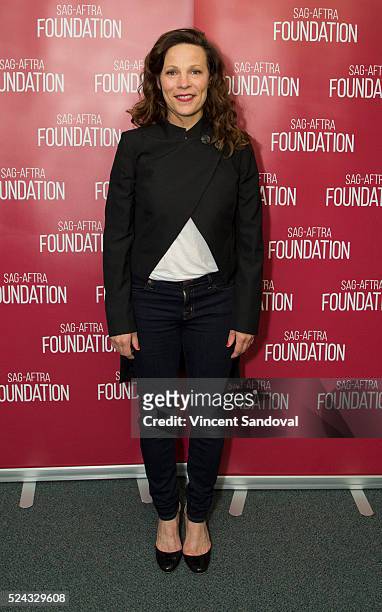 Actress Lili Taylor attends a 90 minute career retrospective for SAG-AFTRA Foundation Conversations series at SAG-AFTRA Foundation on April 25, 2016...