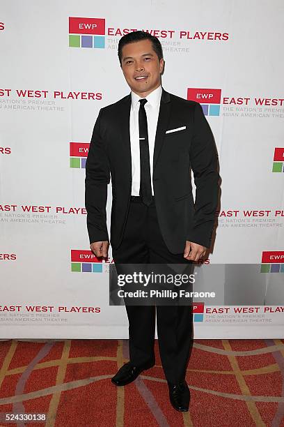 Actor Vincent Rodriguez III attends the East West Players 50th Anniversary Visionary Awards Dinner and Silent Auction at Hilton Universal City on...