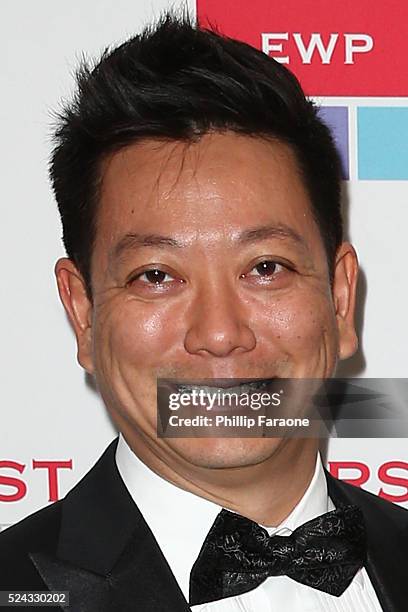 Jay Kuo attends the East West Players 50th Anniversary Visionary Awards Dinner and Silent Auction at Hilton Universal City on April 25, 2016 in...