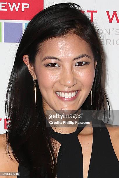 Actress Akemi Look attends the East West Players 50th Anniversary Visionary Awards Dinner and Silent Auction at Hilton Universal City on April 25,...