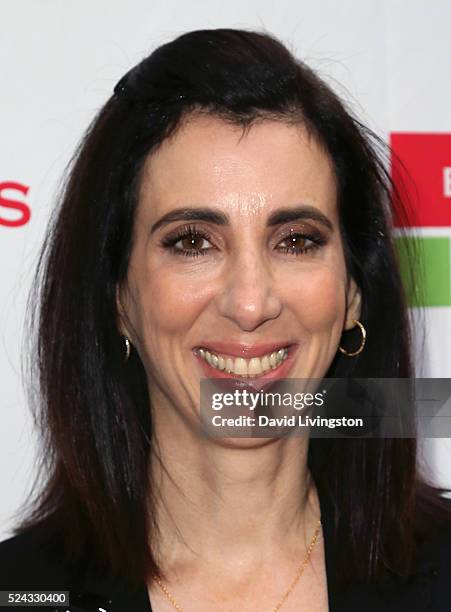 Writer Aline Brosh McKenna attends the East West Players 50th Anniversary Visionary Awards Dinner and Silent Auction at the Hilton Universal City on...