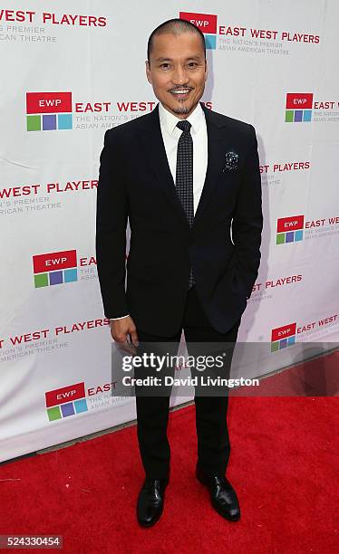 Actor Jon Jon Briones attends the East West Players 50th Anniversary Visionary Awards Dinner and Silent Auction at the Hilton Universal City on April...