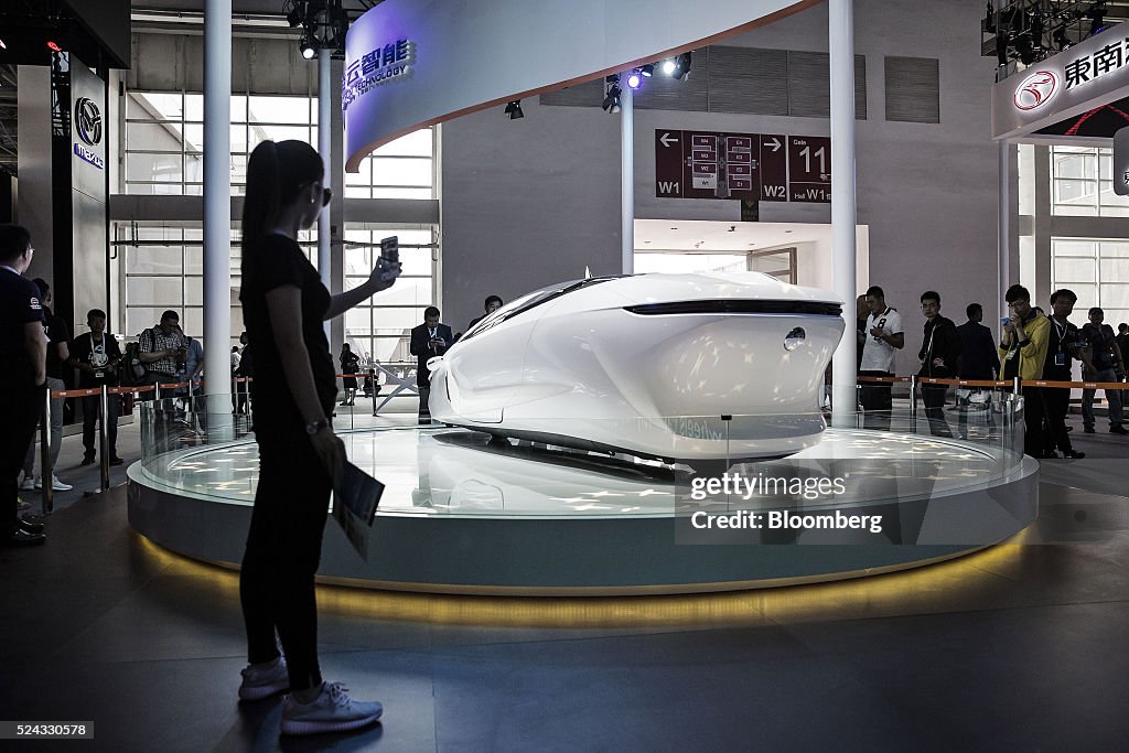 Inside The Beijing International Automotive Exhibition