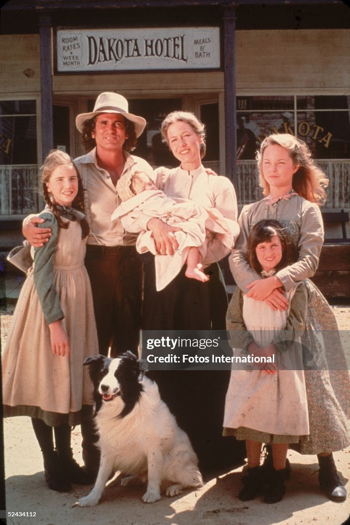Cast Of 'Little House On The Prairie' On Set