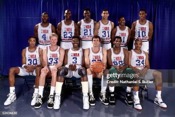 Joe Dumars, Michael Jordan, Dominique Wilkins, Reggie Miller#31, Isiah Thomas, Dennis Rodman, ) Scottie Pippen, Larry bird, Patrick Ewing, Kevin...