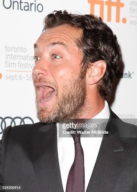 Jude Law attending the The 2012 Toronto International Film Festival.Red Carpet Arrivals for 'Anna Karenina' at the Elgin Theatre in Toronto on...