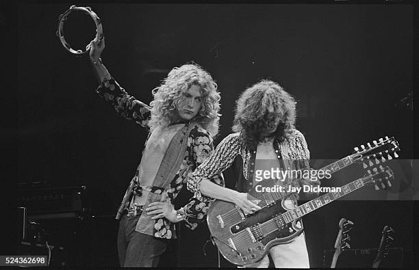 Robert Plant and Jimmy Page of Led Zeppelin