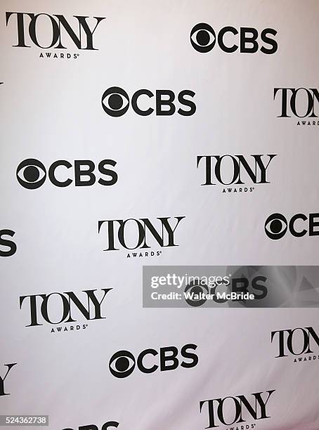 At the press room for the 67th Annual Tony Awards held in New York City on June 9, 2013