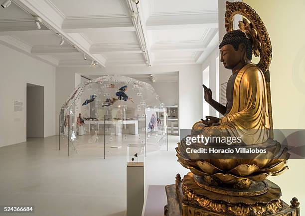 'Opium' exhibition at the Museum der Kulturen, in Basel, Switzerland, 31 July 2015. 'Opium' follows the trail of the sticky brown mass through the...