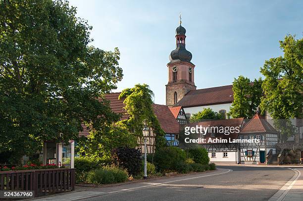 rheinzabern, village in south palatinate (südpfalz) - achim lammerts stock pictures, royalty-free photos & images