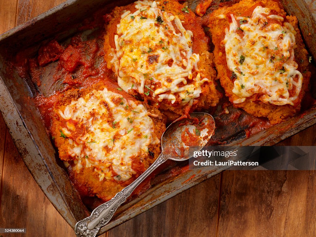 Chicken Parmesan with Spaghetti