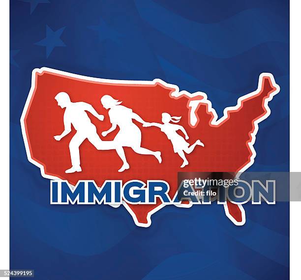 united states immigration - immigration law icon stock illustrations