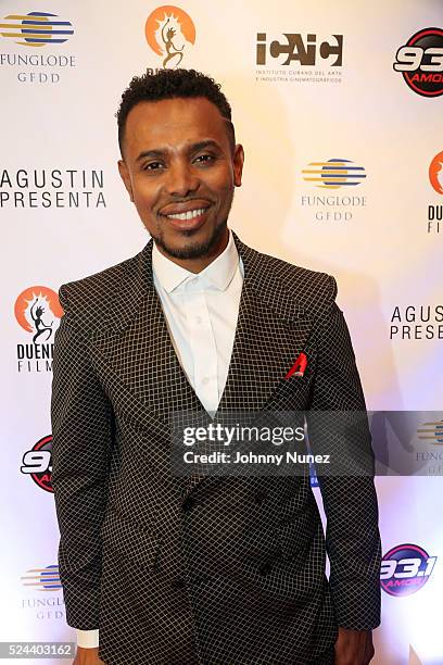 Fashion designer Edwing D'Angelo attends the "Vuelos Prohibidos" New York Premiere at Walter Reade Theater on April 25, 2016 in New York City.
