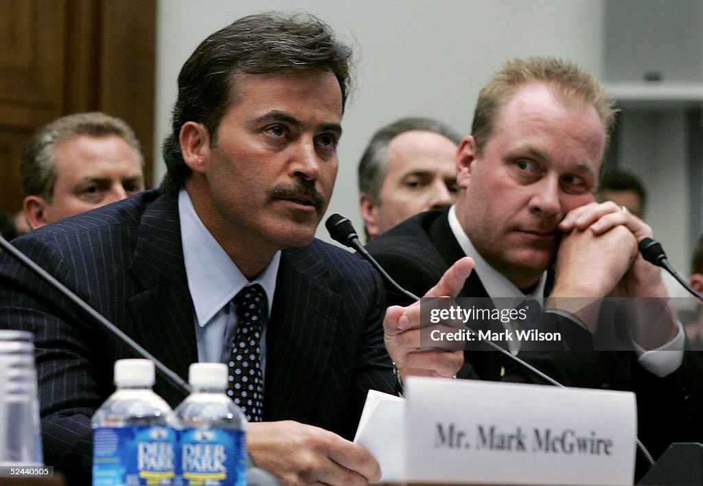 Baseball Stars Testify On Steroid Use Before House Committee