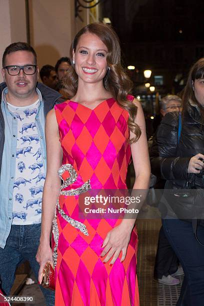 Actress Michelle Jenner attends the Union de actores Awards at La Latina theatre on March 9, 2015 in Madrid, Spain.