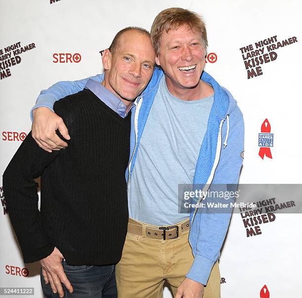 David Drake, Robert LaFosse attending the Meet & Greet the cast of the Broadway Cares/Equity Fights Aids 20th Anniversary Benefit Performance of 'The...