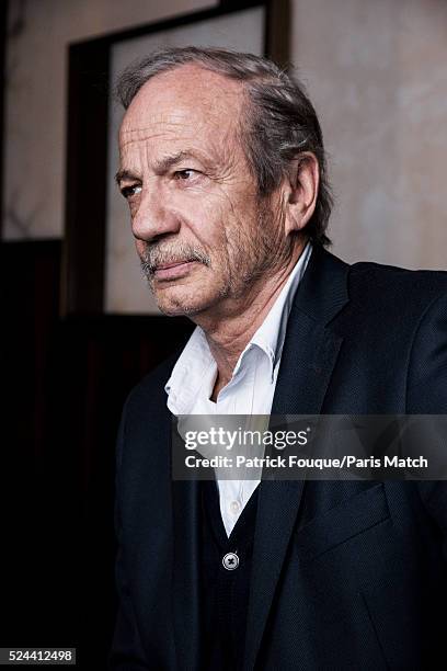 Actor Patrick Chesnais is photographed for Paris Match on March 23, 2016 in Paris, France.