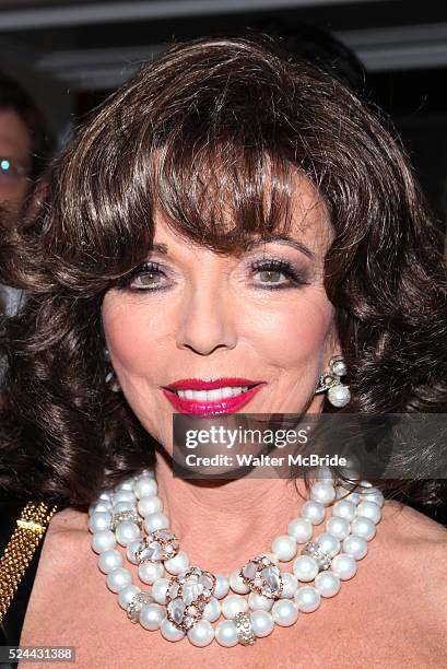 Joan Collins during the "One Night With Joan" After Performance Reception at Feinstein's at the Loews Regency Ballroom of the Regency Hotel in New...
