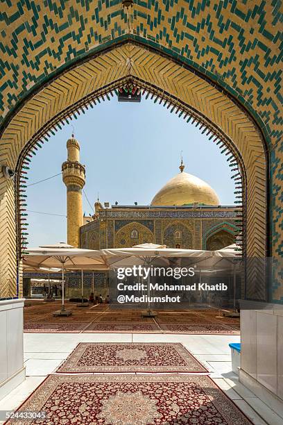 imam ali shrine in najaf - iraq - imam ali mosque stock pictures, royalty-free photos & images
