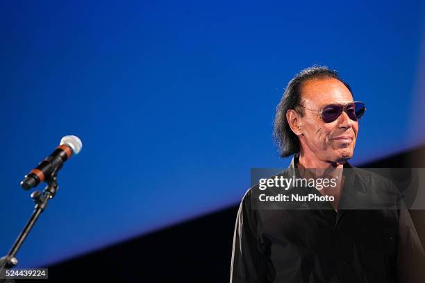 Antonello Venditti attends Day 5 of the 61st Taormina Film Fest on June 17, 2015 in Taormina, Italy.