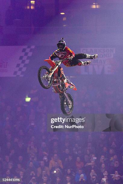 Show during the VERVA Street Racing at the National Stadium on October 24, 2015 in Warsaw, Poland.