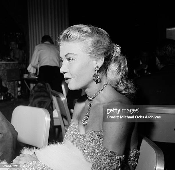 Actress Vera-Ellen attends the Makeup Artist Ball in Los Angeles,CA.