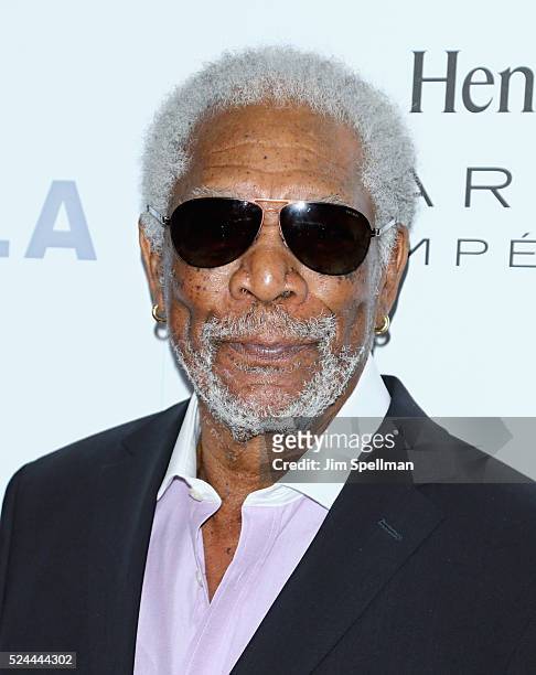 Actor Morgan Freeman attends the 43rd Chaplin Award Gala on April 25, 2016 in New York City.