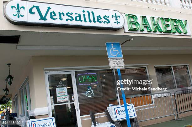 September 22, 2012 CAFE VERSAILLES. Republican Paul Ryan Campaigns At Versailles Restaurant