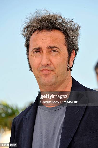 Paolo Sorentino at the photo call for "This must be the place" during the 64th Cannes International Film Festival.