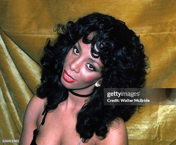 Donna Summer at the Savoy Theater in New York City. January 1983