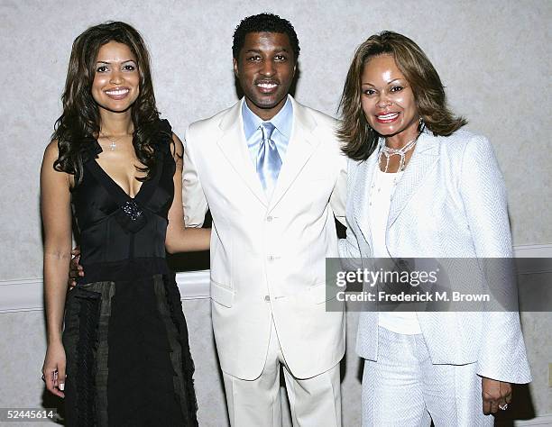 Tracey E. Edmonds, President/CEO of Edmonds Entertainment Group, Inc., recording artist Kenneth "Babyface" Edmonds and Janice Bryant Howroyd, CEO of...