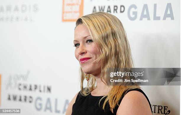 Actress Kiera Chaplin attends the 43rd Chaplin Award Gala on April 25, 2016 in New York City.