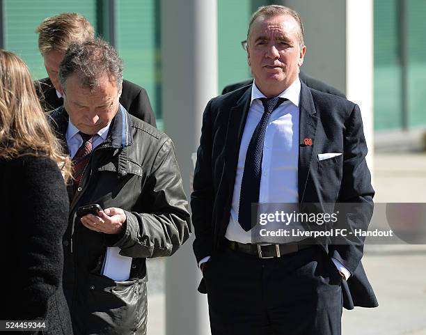 Ian Ayre C.E.O. Of Liverpool F.C. Arrives for the hearing of the verdict of unlawful killing at the Hillsborough Inquest anounced at the Coroners...