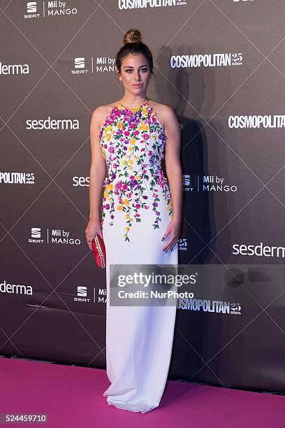 In celebration of the 25th anniversary of the magazine awards cosmopolitan fun fearless female at the Ritz hotel on October 27, 2015 in Madrid, Spain