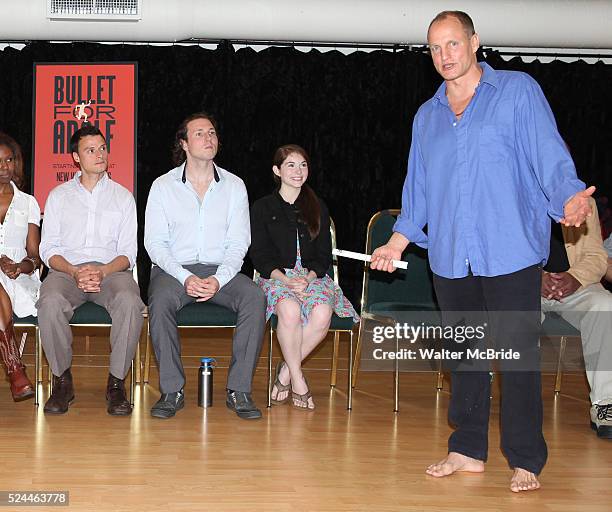 Woody Harrelson attending the Meet & Greet for 'Bullet For Adolf' at the Snapple Rehearsal Studios in New York City on 6/26/2012 �� Walter McBride /...