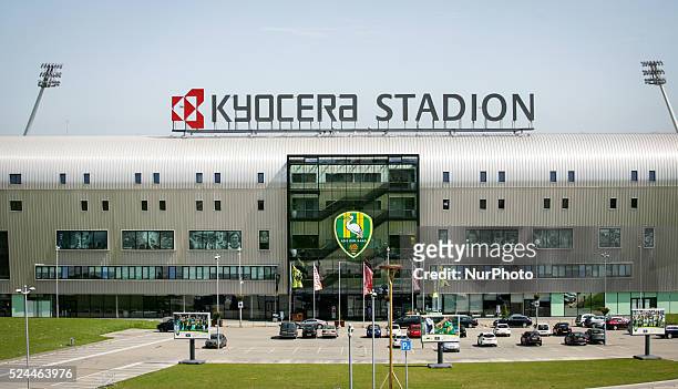 The Kyocera stadium, home of ADO Den Haag football club is seen on Friday, August 7th 2015. Fans of the club will be marching in the hundreds on...